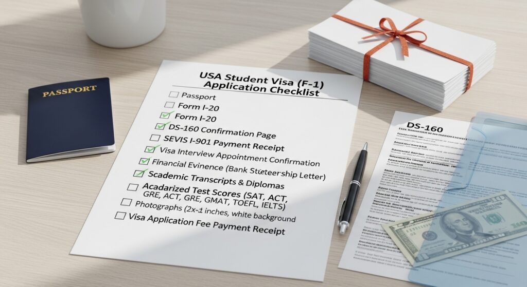 The GO-TO-Checklist for Documents Required for US Student Visa